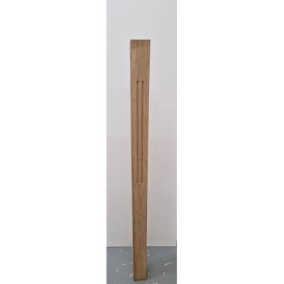 Fluted Oak Newel Post 90x90mm